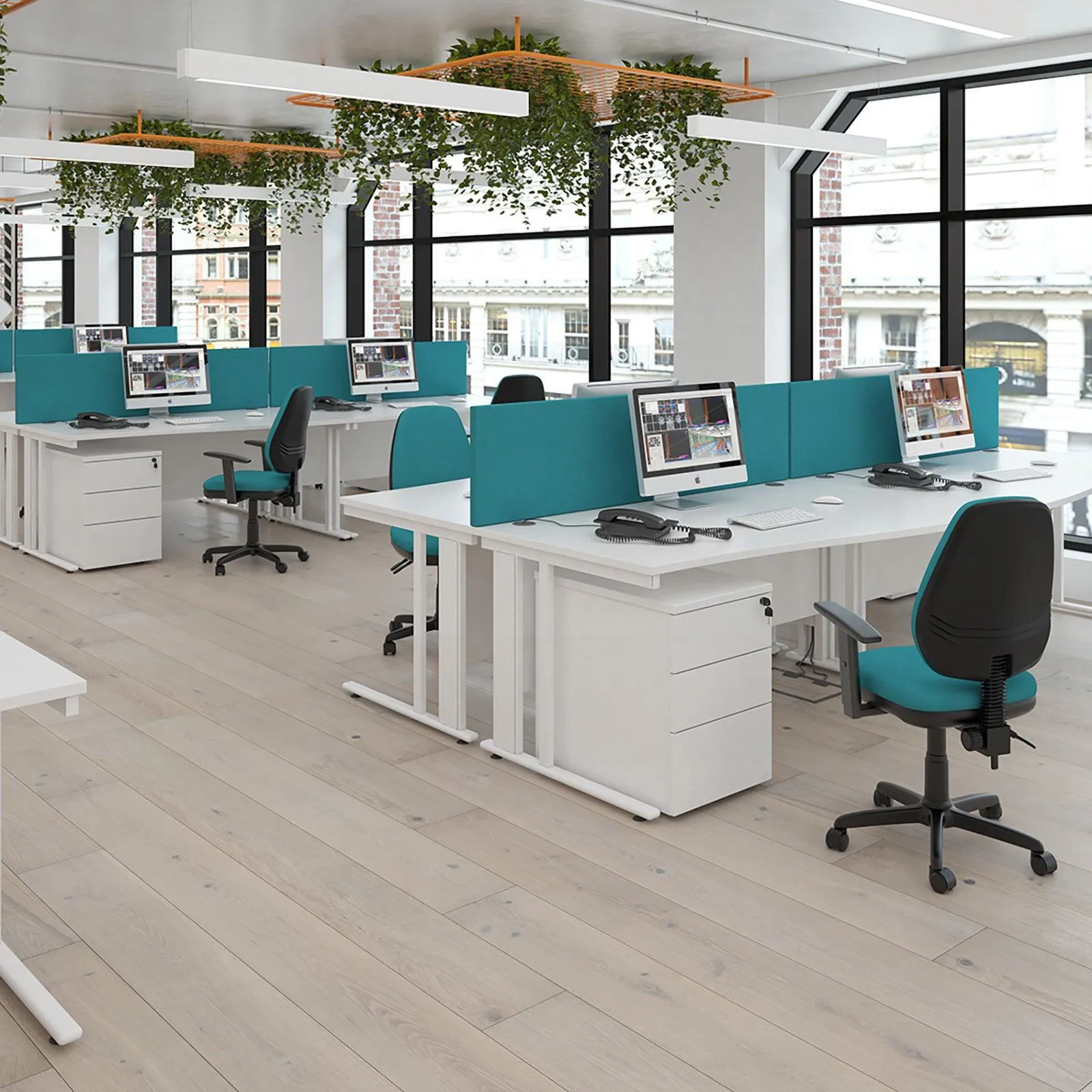 Maestro Wire Management Desk