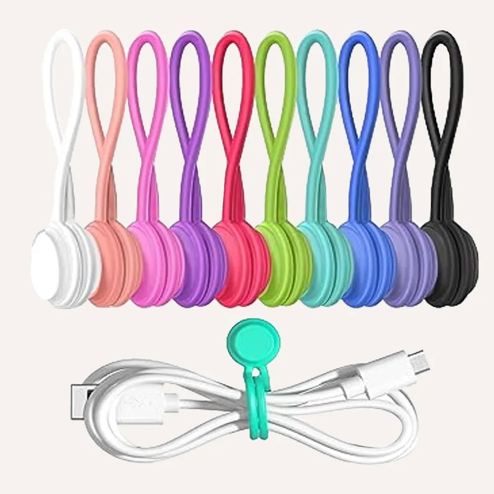 Magnet Electronic Cord Organizing Ties for Electronics