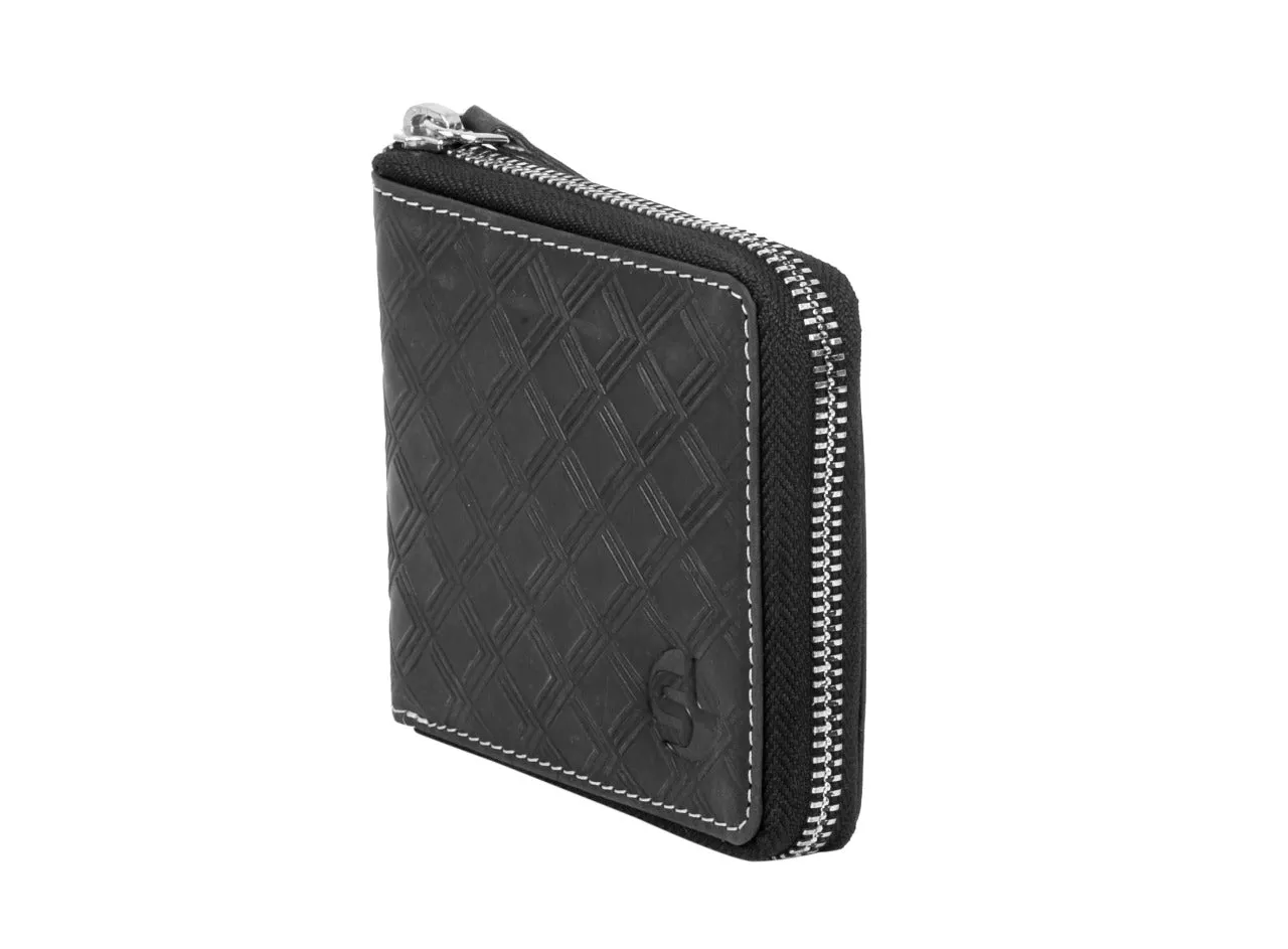 MENS LEATHER WALLET 991739 (BLACK)