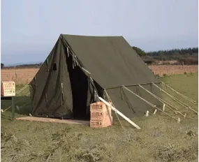 MIL-TEC US OD ′SMALL WALL′ ARMY TENT