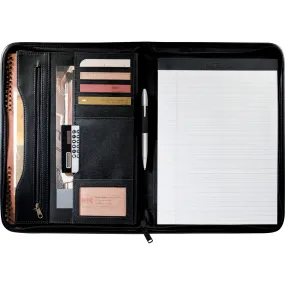 Northwest Zippered Padfolio 0800 Black - NLA