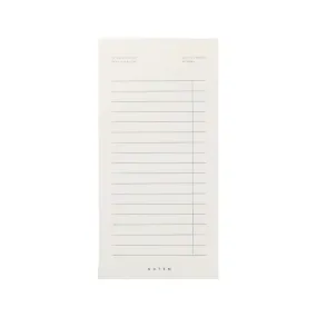 Notepad - White & Blue Milo
