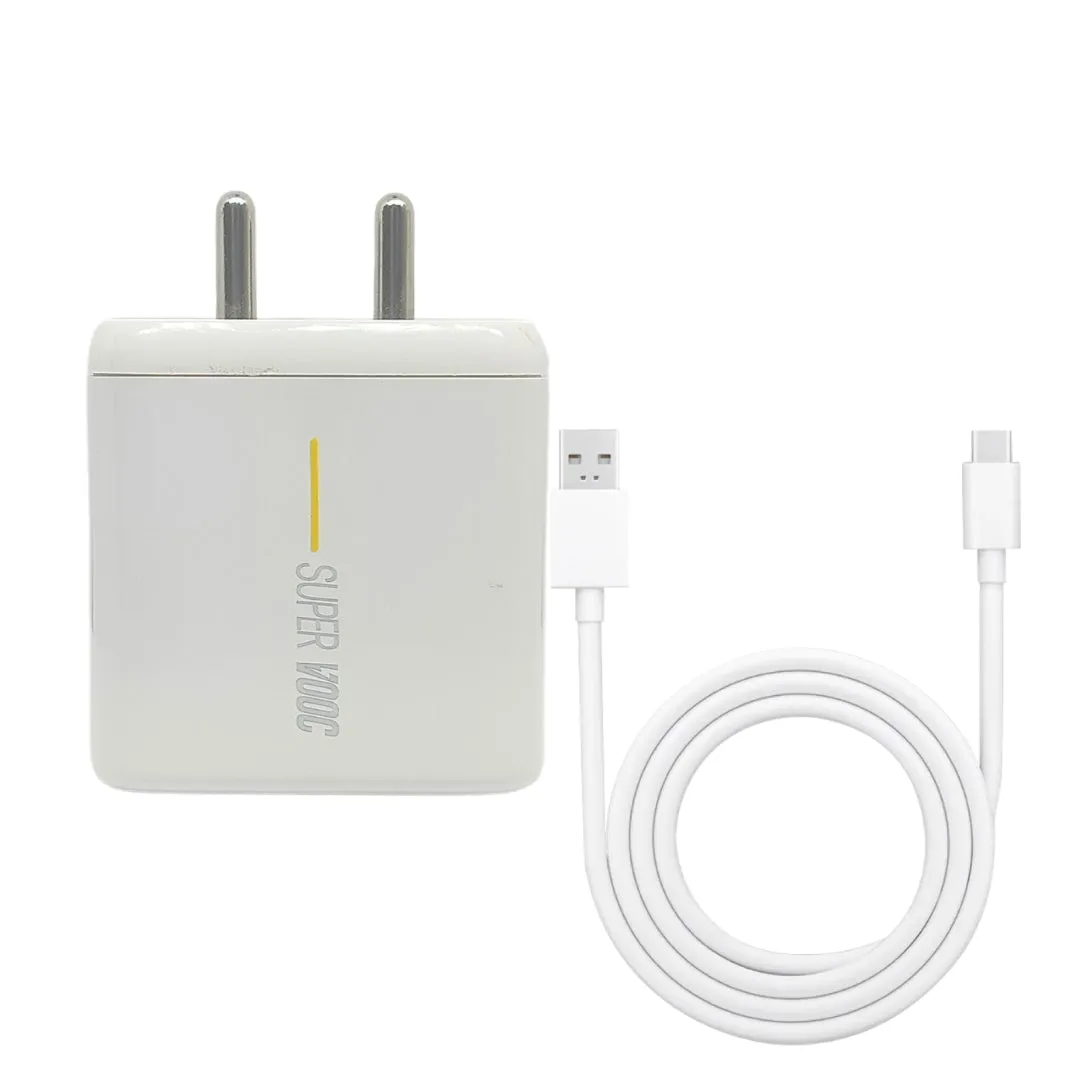Oppo 65W Supervooc 2.0 Flash Charge Charger With Type-C Cable