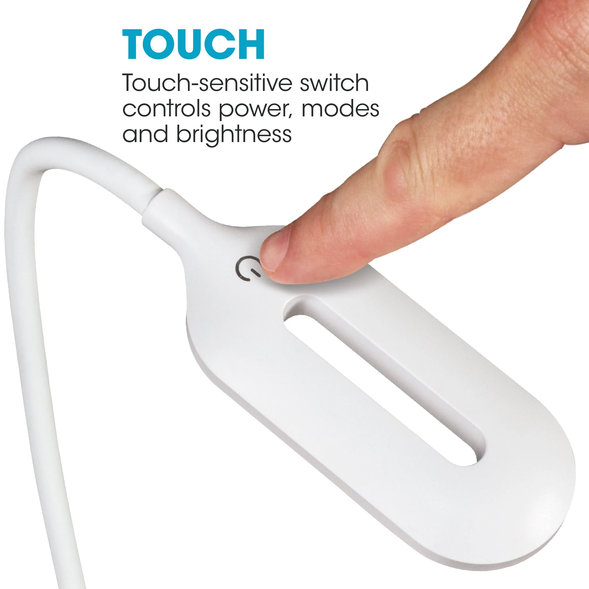Organizer LED Desk Lamp with Wireless Charging