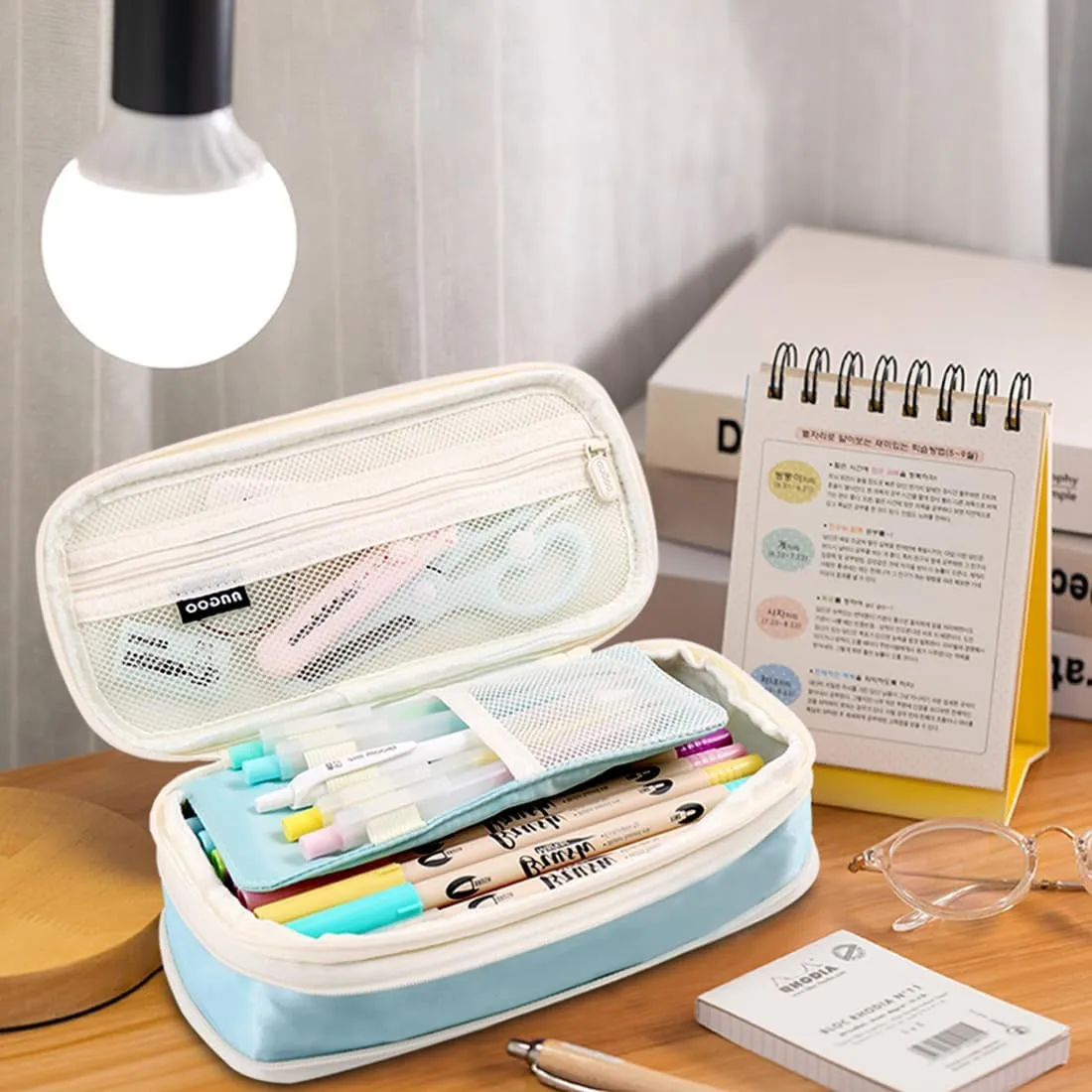 Pencil box Pen Case Office College School Large Storage High Capacity Bag Pouch Holder Box Organizer