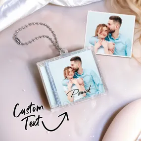 Personalized NFC Keychain Custom Mini Album CD Keychain with Fully Custom Photos Song Play Your Favorite Spotify Song Instantly Personalized Music Gift Music Lover Keychain CD Album
