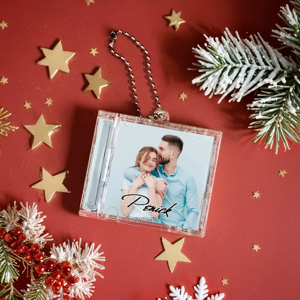 Personalized NFC Keychain Custom Mini Album CD Keychain with Fully Custom Photos Song Play Your Favorite Spotify Song Instantly Personalized Music Gift Music Lover Keychain CD Album