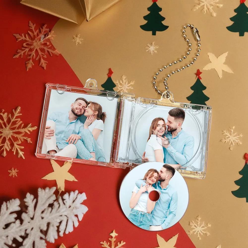 Personalized NFC Keychain Custom Mini Album CD Keychain with Fully Custom Photos Song Play Your Favorite Spotify Song Instantly Personalized Music Gift Music Lover Keychain CD Album