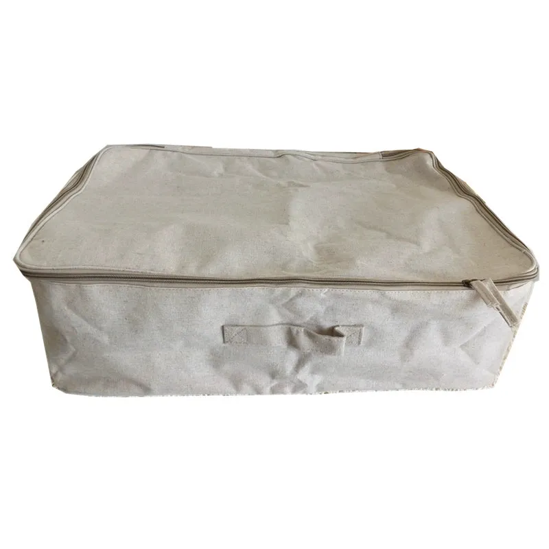 Product Name: Large Cotton Linen Quilt Storage Bag