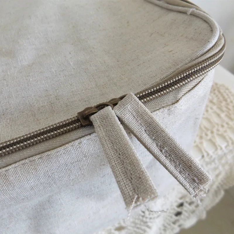 Product Name: Large Cotton Linen Quilt Storage Bag