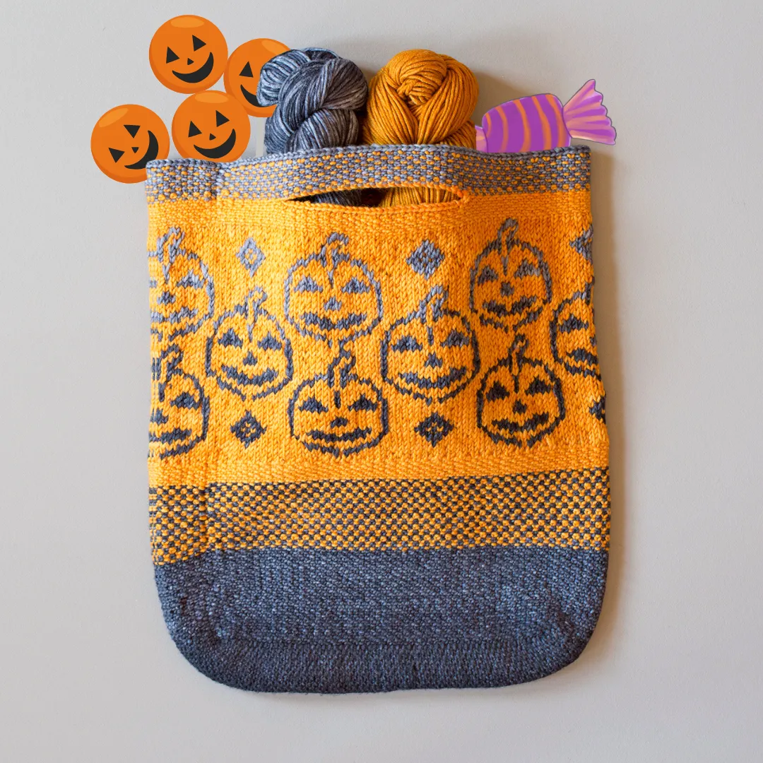 Pumpkin Trick or Treat Bag Kit (Urth Yarns) Online Only