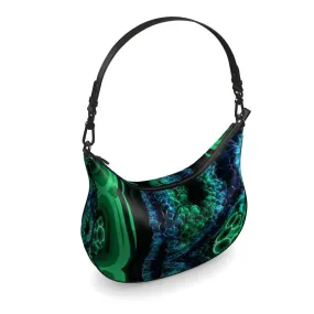 "Malachite" Custom Curve Hobo Bag