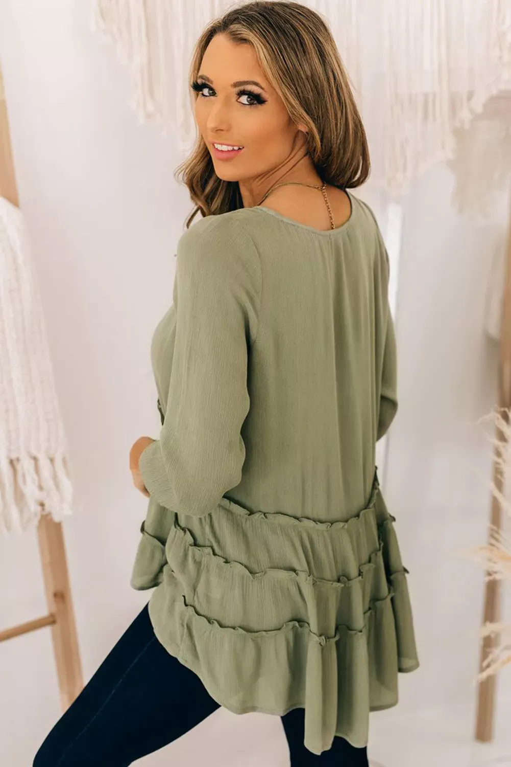 Raiano High/Low Blouse