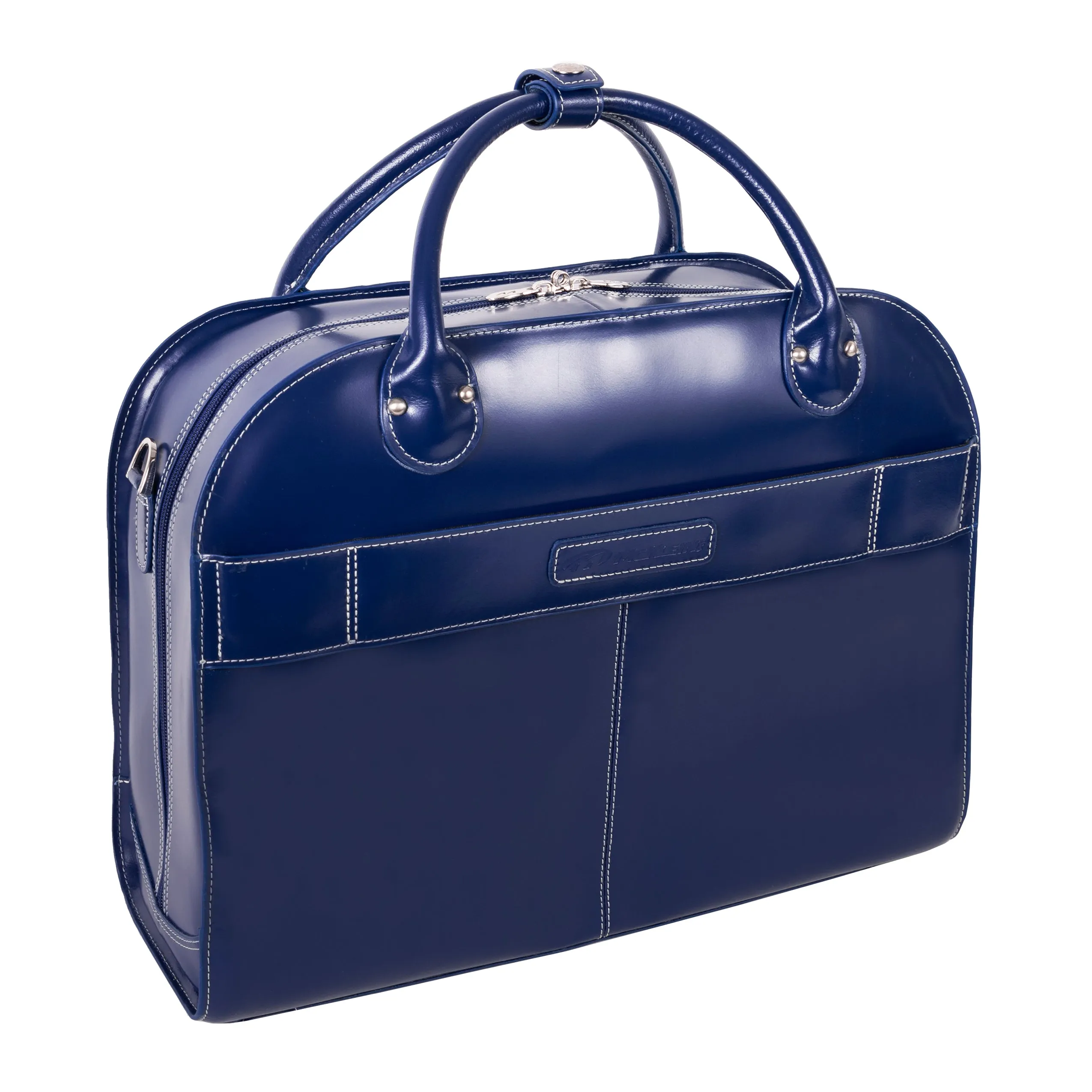 ROSEVILLE | 15” Leather Detachable-Wheeled Laptop Case
