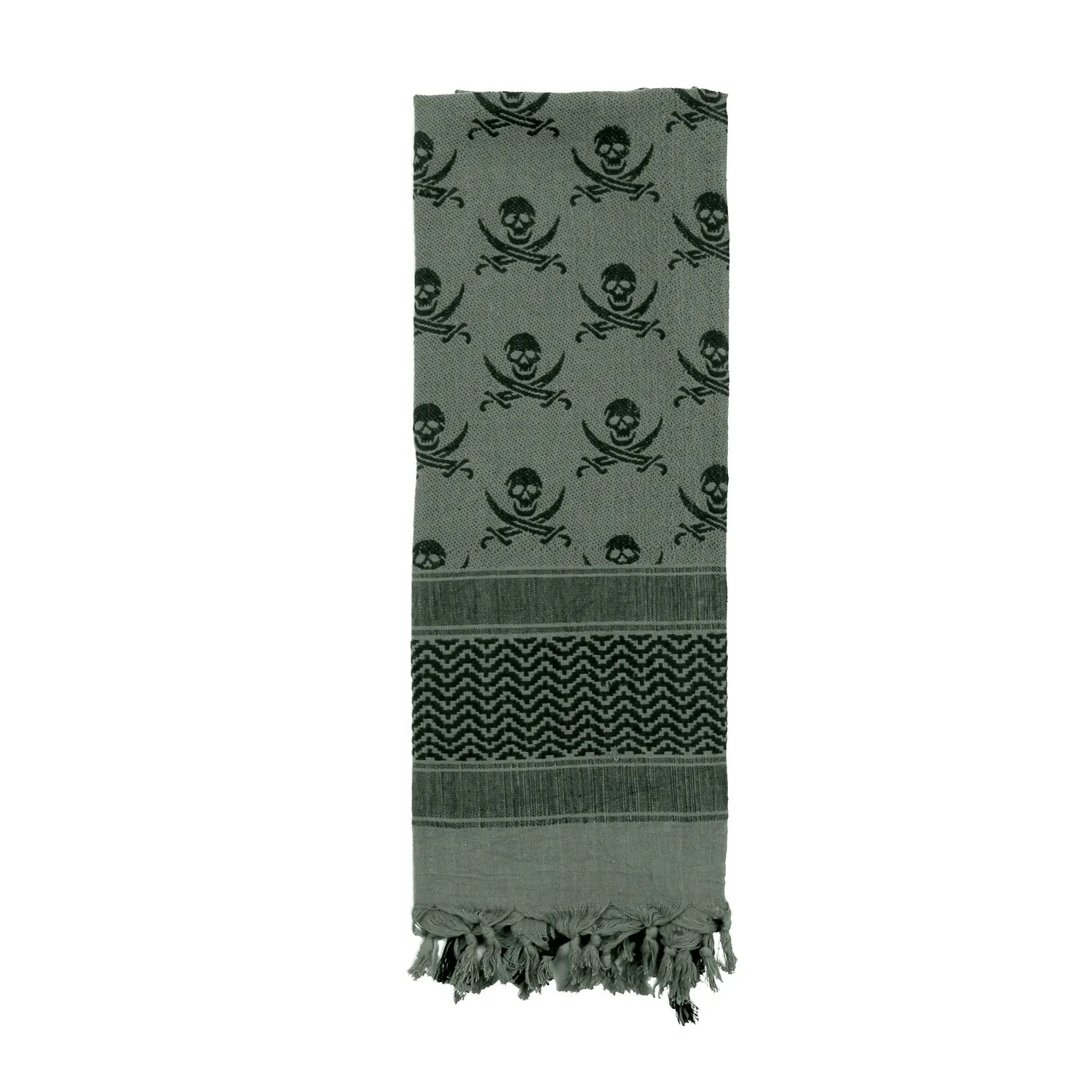 Rothco Skulls Shemagh Tactical Desert Keffiyeh Scarf