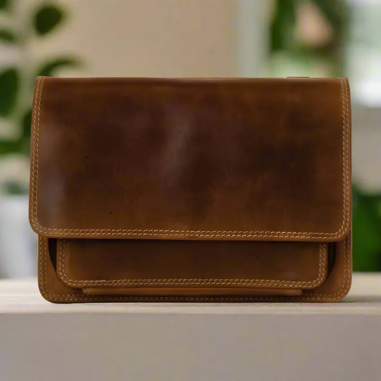 Rugged Earth Leather Organizer Purse