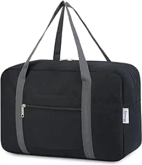 Ryanair Airlines Cabin Bag 40x20x25 Underseat Foldable Travel Duffel Bag Holdall Tote Carry on Hand Luggage Overnight for Women and Men 20L
