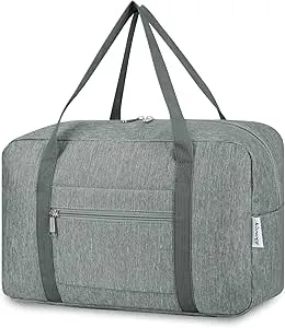 Ryanair Airlines Cabin Bag 40x20x25 Underseat Foldable Travel Duffel Bag Holdall Tote Carry on Hand Luggage Overnight for Women and Men 20L