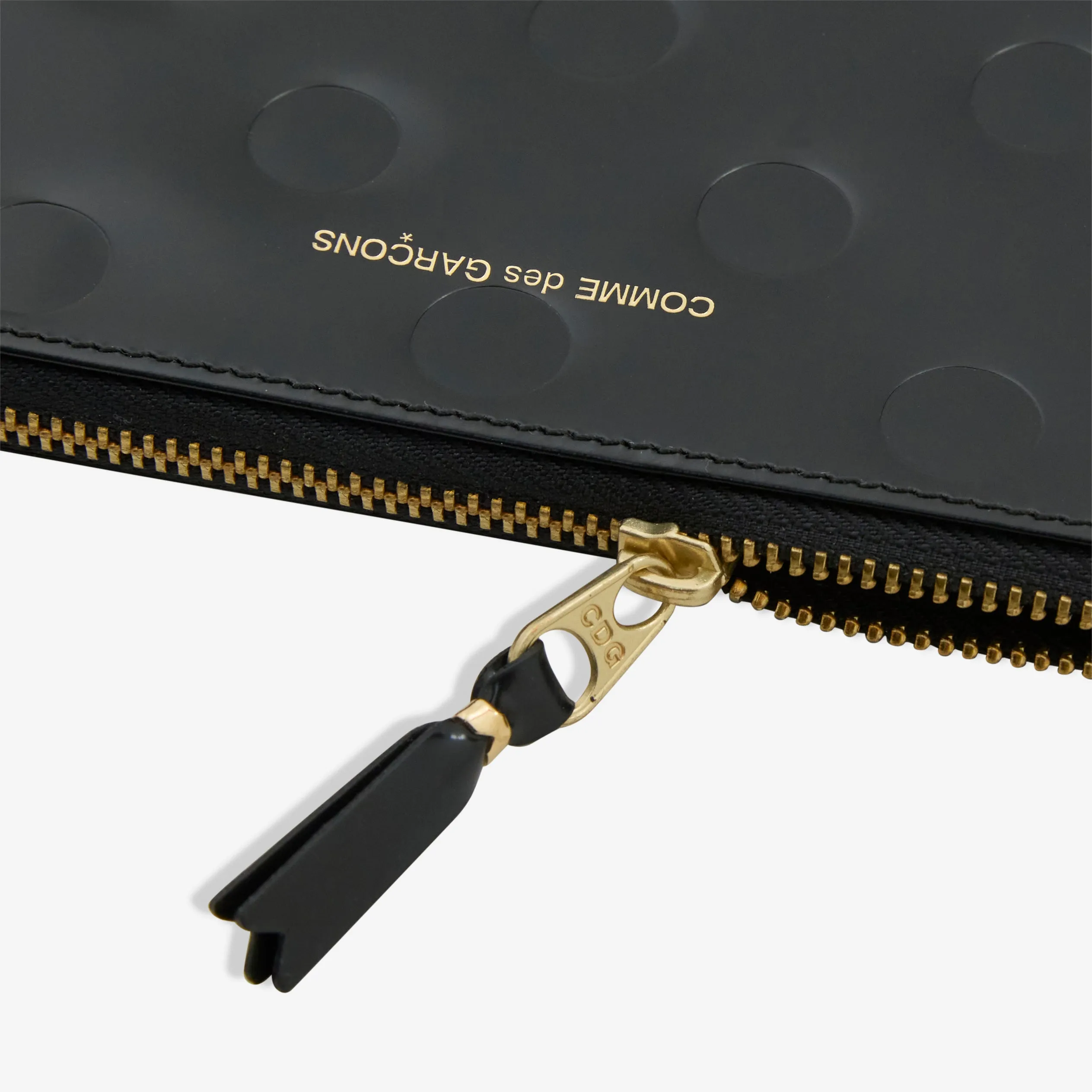 SA5100NE Polka Dots Embossed Wallet Black