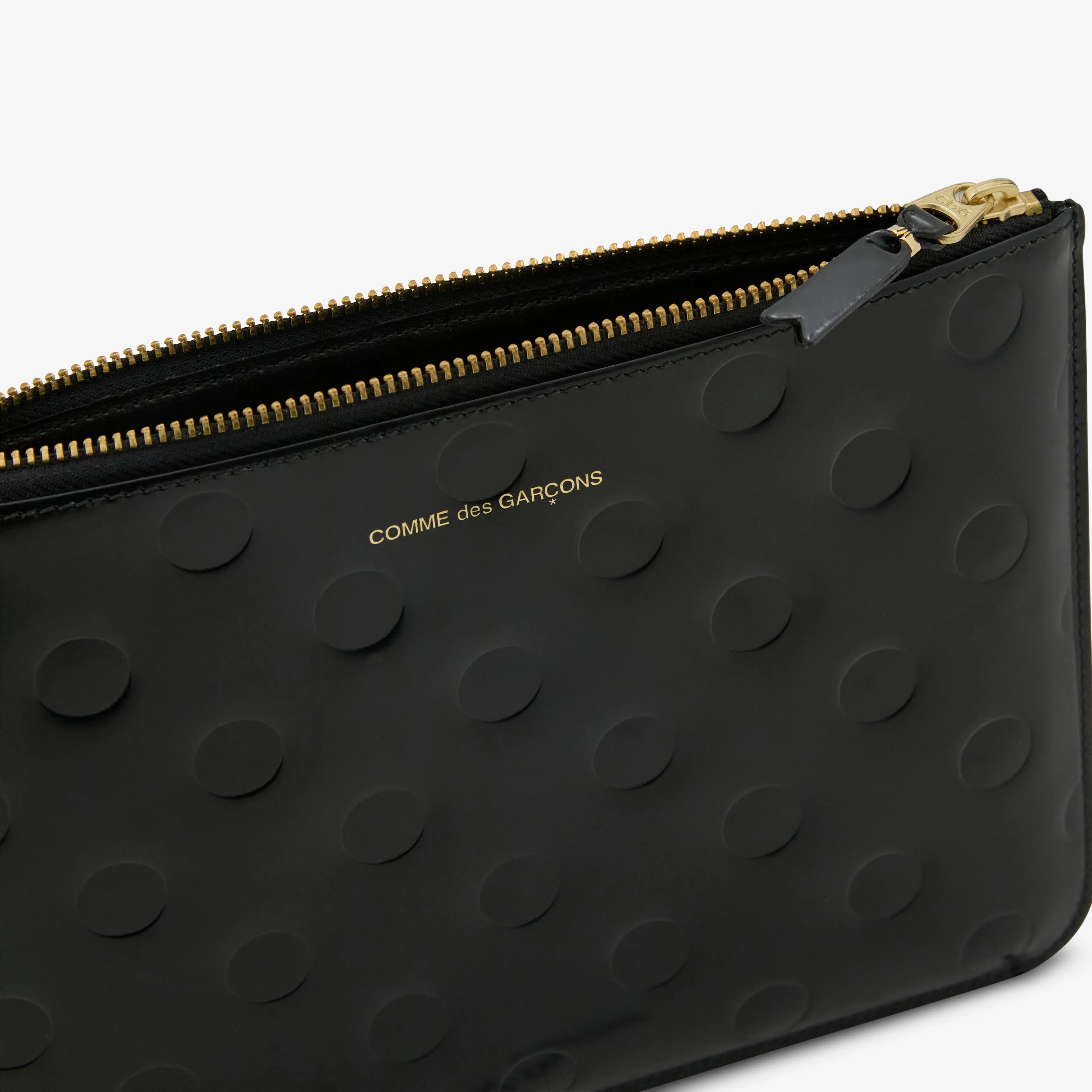 SA5100NE Polka Dots Embossed Wallet Black