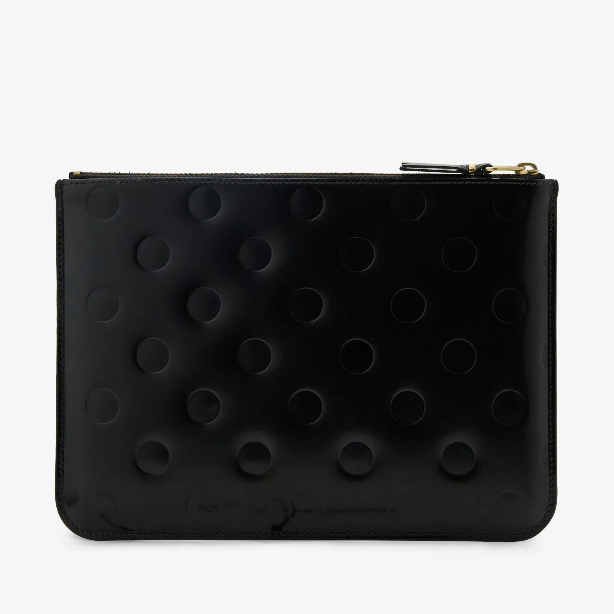 SA5100NE Polka Dots Embossed Wallet Black