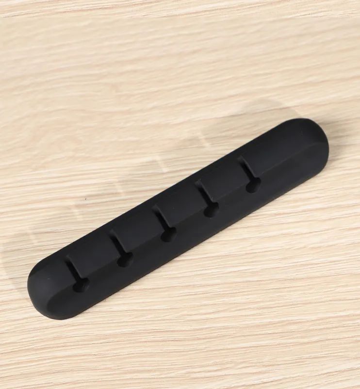 Silicone Adhesive Desktop Wire Organizer Charging Cord Cable Clamp Winder