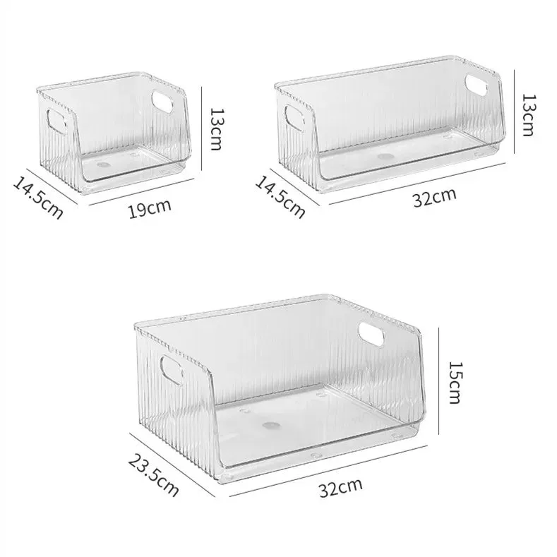 SINOTAO  -  Clear Desktop Cosmetics Storage Box Bedroom Skincare Lipstick Shelf Office Bookshelf Documents Stationery Sundries Organizer