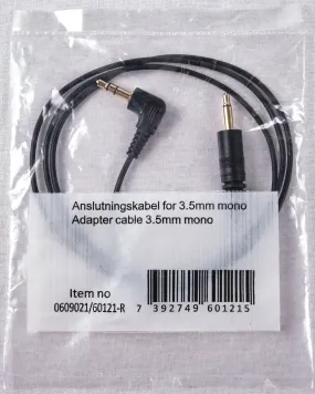 Sordin Connection cable 3,5mm Black | Buy Sordin Connection cable 3,5mm Black here | Outnorth