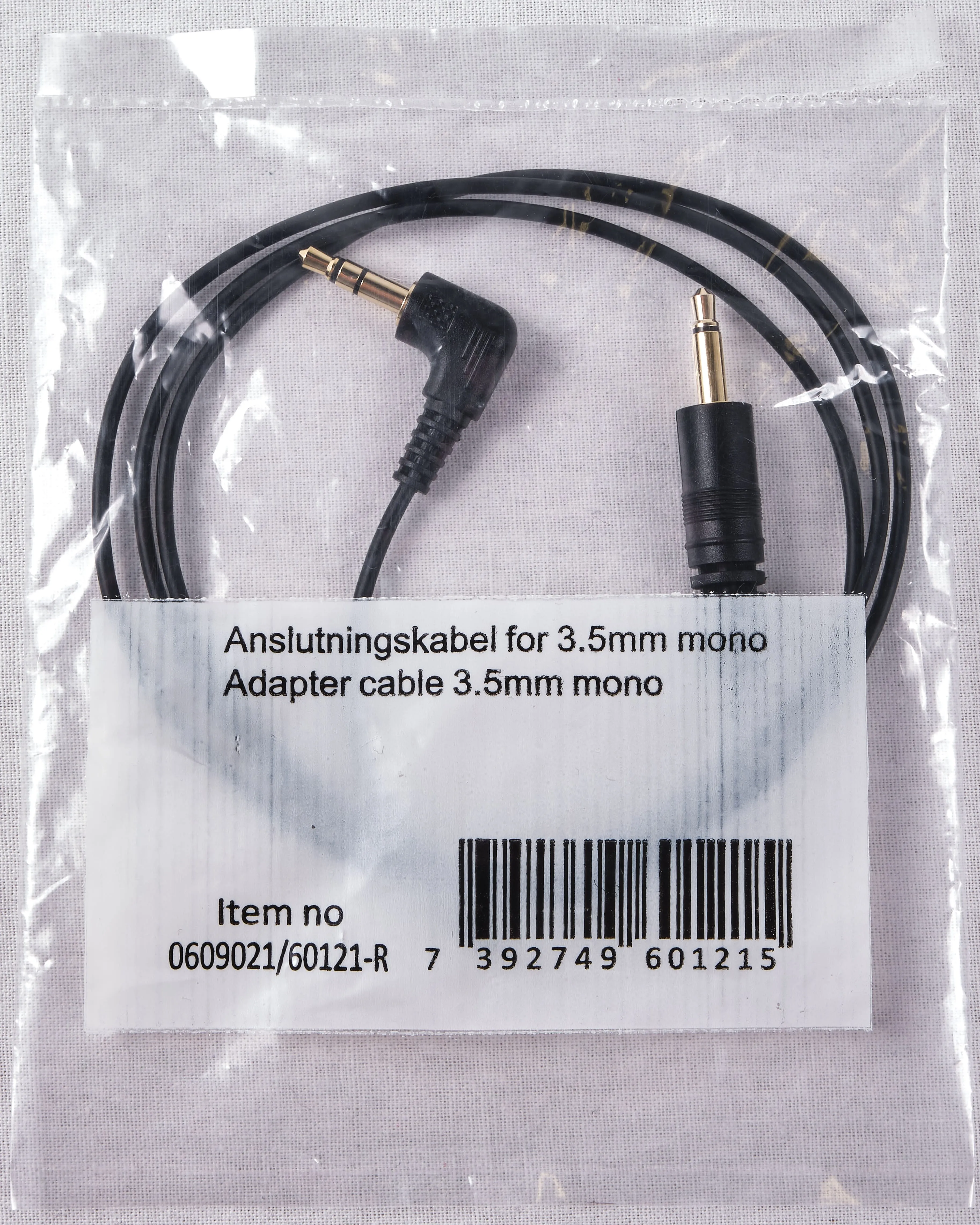 Sordin Connection cable 3,5mm Black | Buy Sordin Connection cable 3,5mm Black here | Outnorth