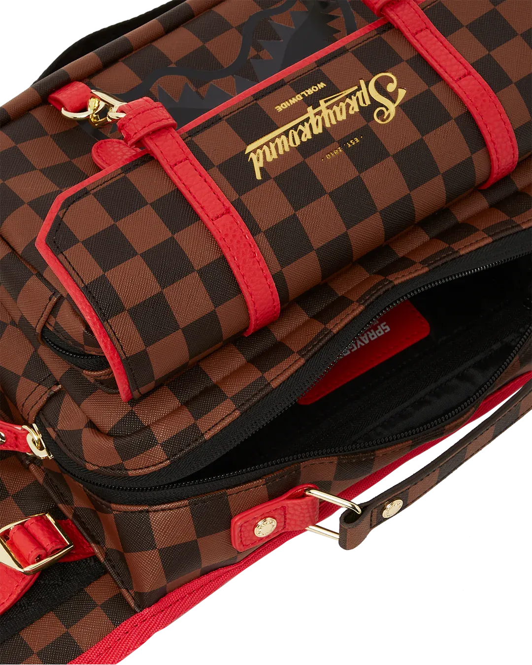 Sprayground Takeover Checkered Cross Body Bag