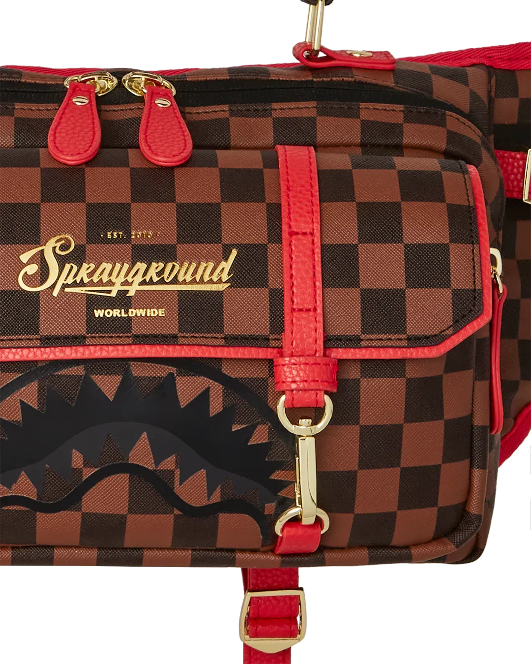 Sprayground Takeover Checkered Cross Body Bag