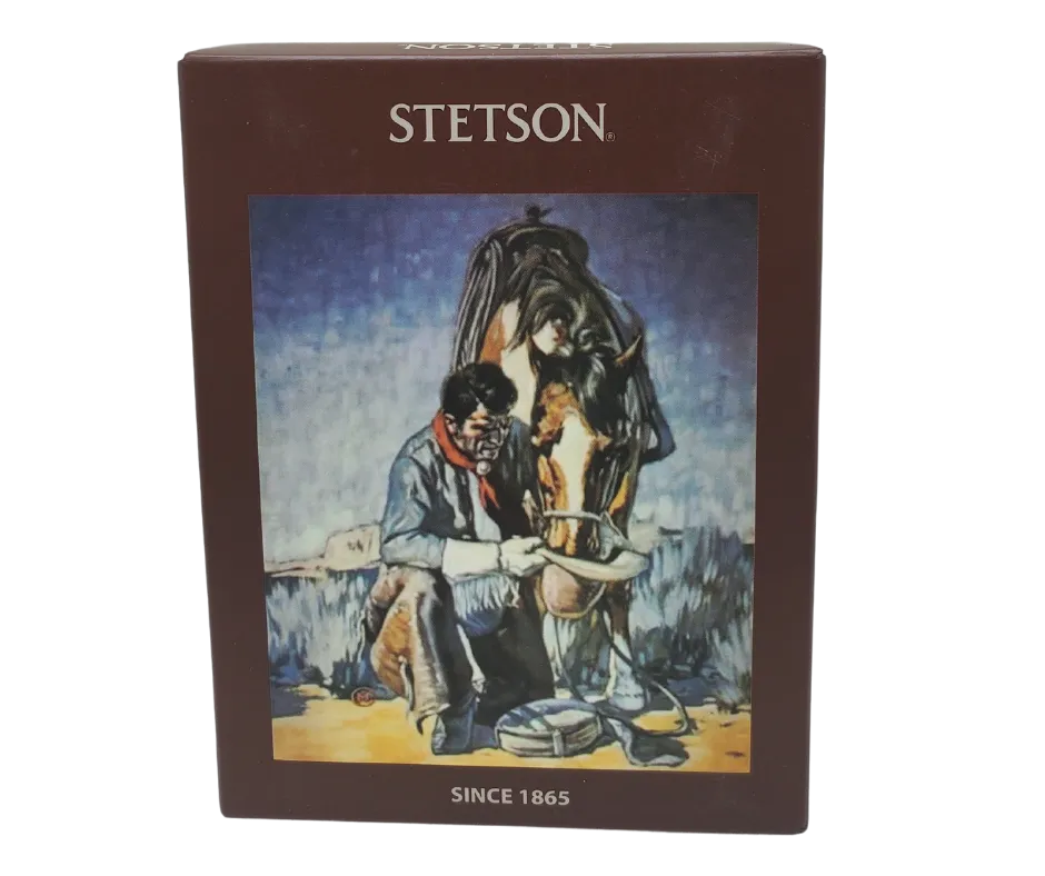 Stetson Croc Print Magnetic Money Clip
