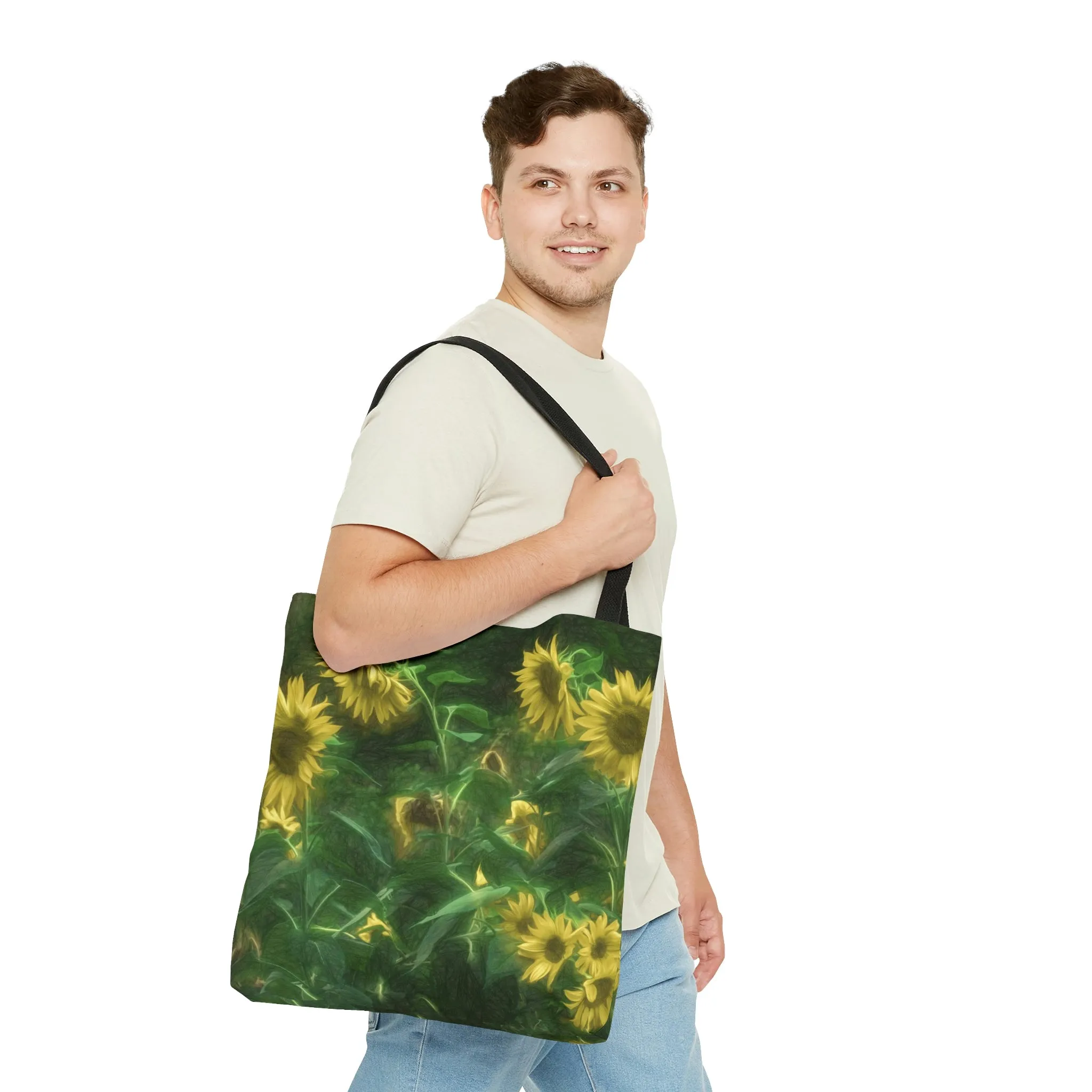 Sunflower Family Art Tote
