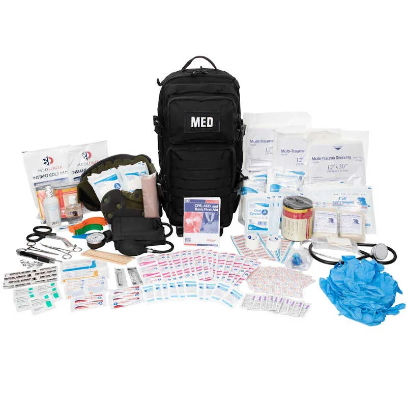 Swiss Link | First Aid Full Tactical Trauma Kit | Backpack