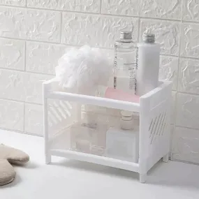 Table & Desktop double-layer stationery storage rack