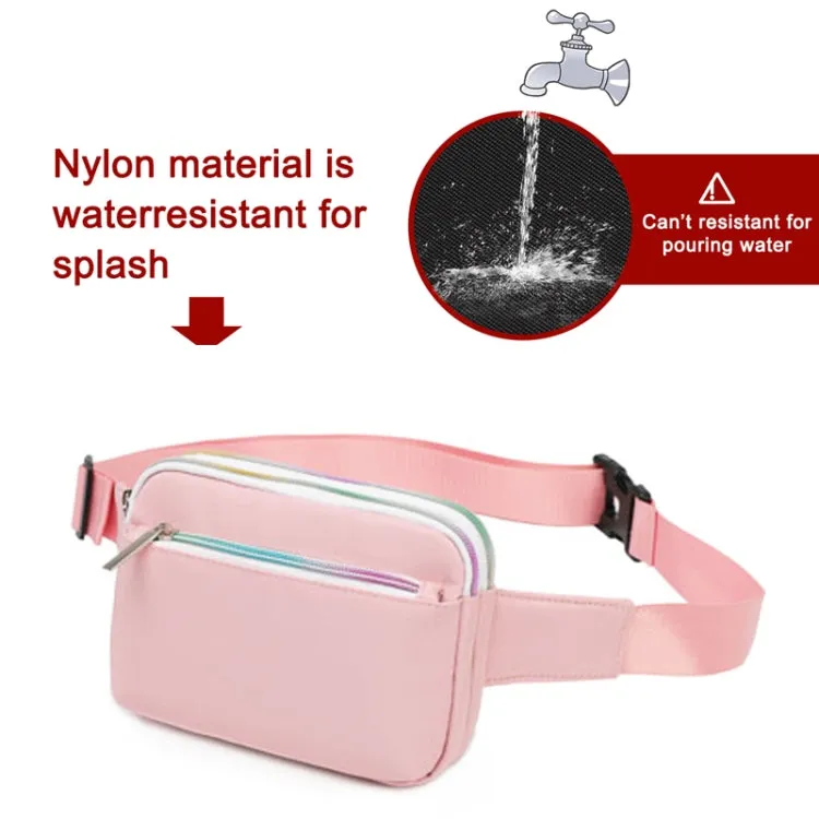 TINTAT T2016 Casual Lightweight Mini Sports Phone Waist Bag(Pink)