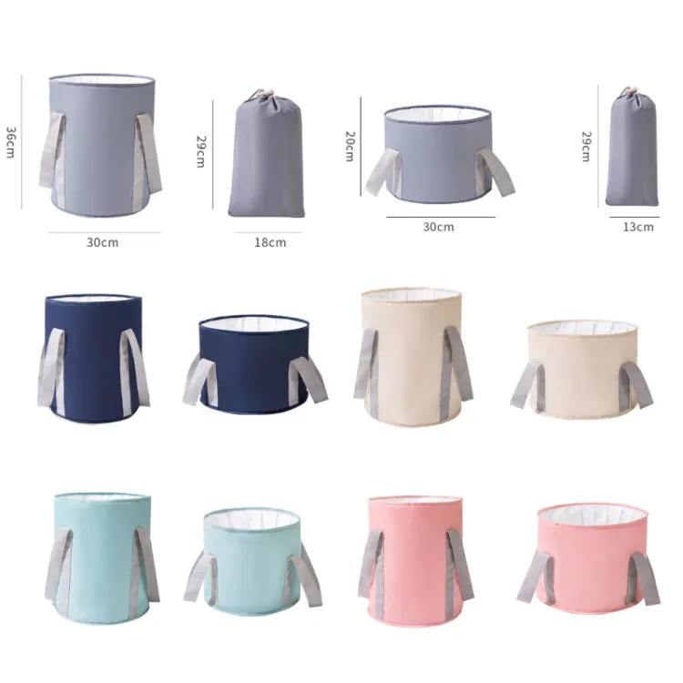 Travel Portable Folding Multifunctional Outdoor Basin Bag, Color: Pink (Small)