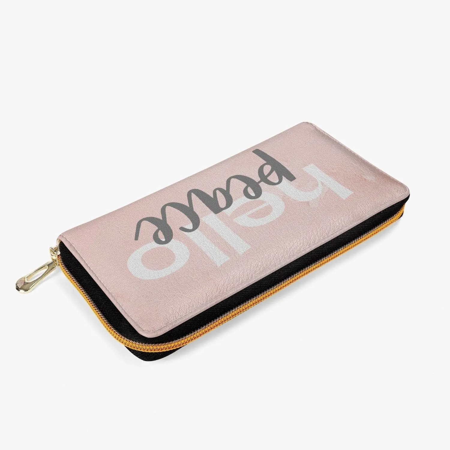 Uniquely You Zipper Wallet - Purse / Pearly Pink Peace Print