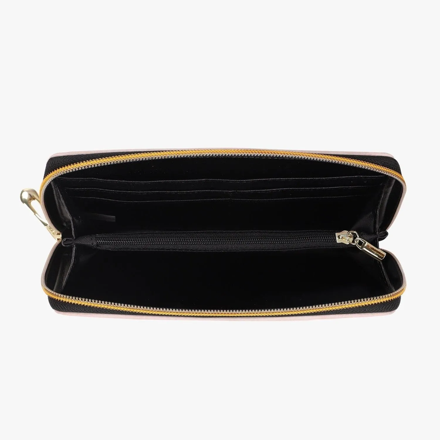 Uniquely You Zipper Wallet - Purse / Pearly Pink Peace Print
