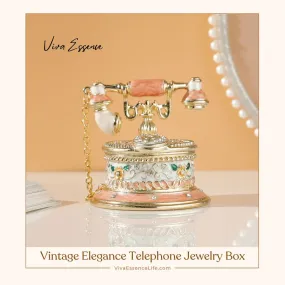 Vintage Elegance Telephone Jewelry Box