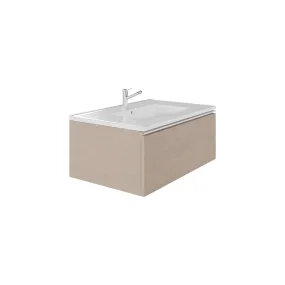 Wall-mount Vanity 32" x 18" 1 Drawer in Sandy Grey