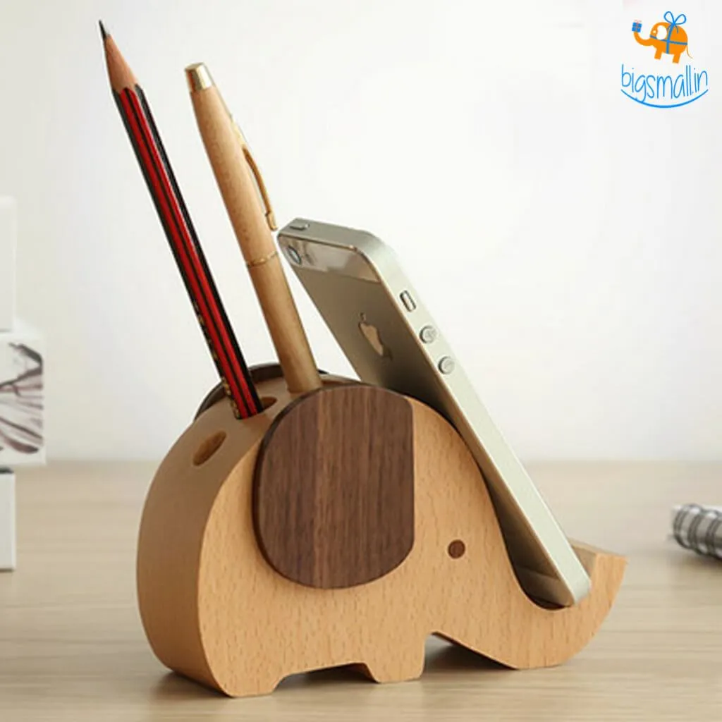 Wooden Elly Desktop Organizer